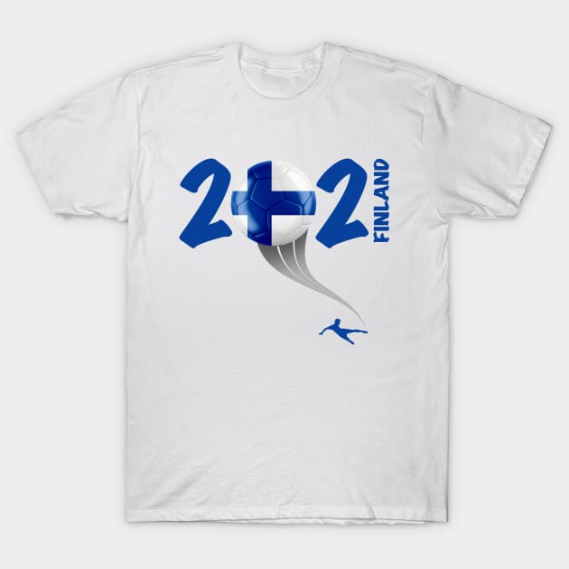 Finland Euro Soccer 2021 T-Shirt by DesignOfNations